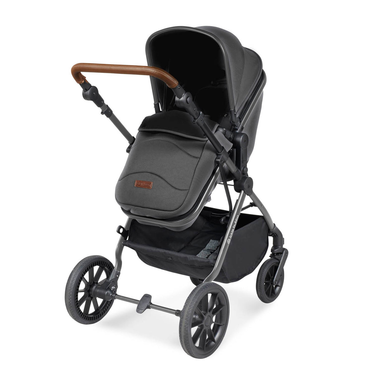 Ickle Bubba Cosmo 2 in 1 Pushchair - Black/Graphite Grey