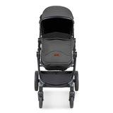 Ickle Bubba Cosmo All in One Stratus i-Size Travel System & Base - Black/Graphite Grey