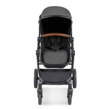 Ickle Bubba Cosmo 9 Piece Travel System with Maxi-Cosi CabrioFix i-Size Car Seat & Base - Black/Graphite Grey