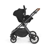 Ickle Bubba Cosmo 9 Piece Travel System with Maxi-Cosi CabrioFix i-Size Car Seat & Base - Gunmetal/Desert