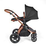 Ickle Bubba Stomp Luxe 9 Piece Pram Bundle - Bronze/Midnight/Tan