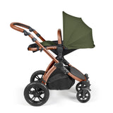 Ickle Bubba Stomp Luxe 9 Piece Pram Bundle - Bronze/Woodland/Tan