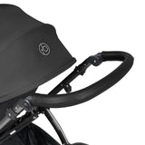 Ickle Bubba Stomp Luxe 9 Piece Pram Bundle - Black/Charcoal Grey/Black