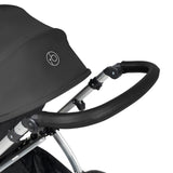 Ickle Bubba Stomp Luxe 9 Piece Pram Bundle - Silver/Charcoal Grey/Black