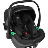 Ickle Bubba Stomp Luxe 12 Piece Travel System with i-Size Nimbus Car Seat & Spin Base - Black/Midnight/Tan
