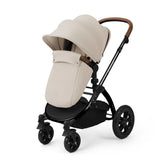 Ickle Bubba Stomp Luxe 12 Piece Travel System with Maxi-Cosi Cabriofix i-Size & Base - Black/Stone/Tan