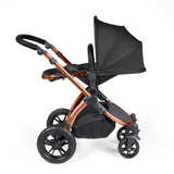 Ickle Bubba Stomp Luxe 12 Piece Travel System with Maxi-Cosi Cabriofix i-Size & Base - Bronze/Midnight/Black