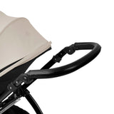 Ickle Bubba Stomp Luxe 12 Piece Travel System with Maxi-Cosi Cabriofix i-Size & Base - Black/Stone/Black