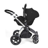 Ickle Bubba Stomp Luxe 12 Piece Travel System with Maxi-Cosi Cabriofix i-Size & Base - Silver/Midnight/Black