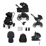 Ickle Bubba Altima All-in-One Stratus i-Size Travel System & Base - Black