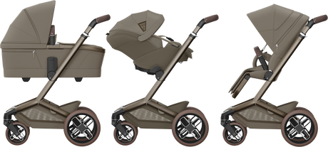 Maxi-Cosi Fame 10 Piece Ultimate Travel System - Oak Truffle