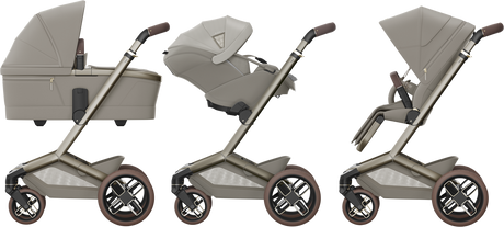 Maxi-Cosi Fame 10 Piece Premium Travel System - Sapphire Sand