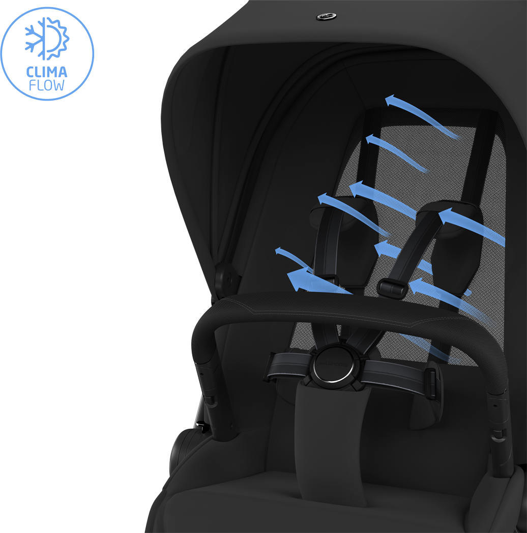 Maxi-Cosi FAME Pushchair & Carrycot - Onyx Black