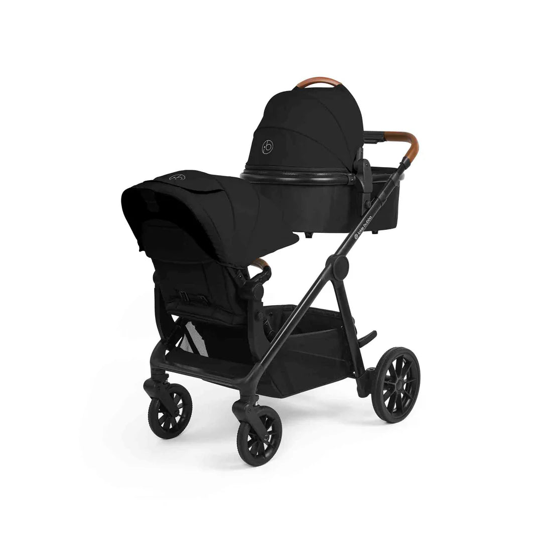 Ickle Bubba Virgo Growing Family 14 Piece Travel System with Cirrus i-Size Car Seat & Base - Black