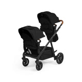 Ickle Bubba Virgo Growing Family 14 Piece Travel System with Cirrus i-Size Car Seat & Base - Black