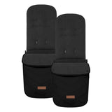 Ickle Bubba Virgo Growing Family 14 Piece Travel System with Cirrus i-Size Car Seat & Base - Black