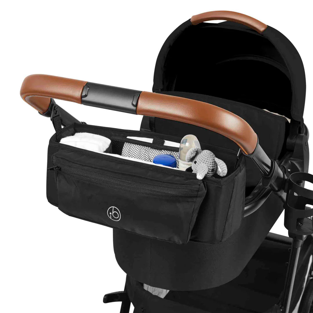 Ickle Bubba Virgo Growing Family 14 Piece Travel System with Cirrus i-Size Car Seat & Base - Black