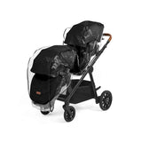 Ickle Bubba Virgo Growing Family 14 Piece Travel System with Cirrus i-Size Car Seat & Base - Black