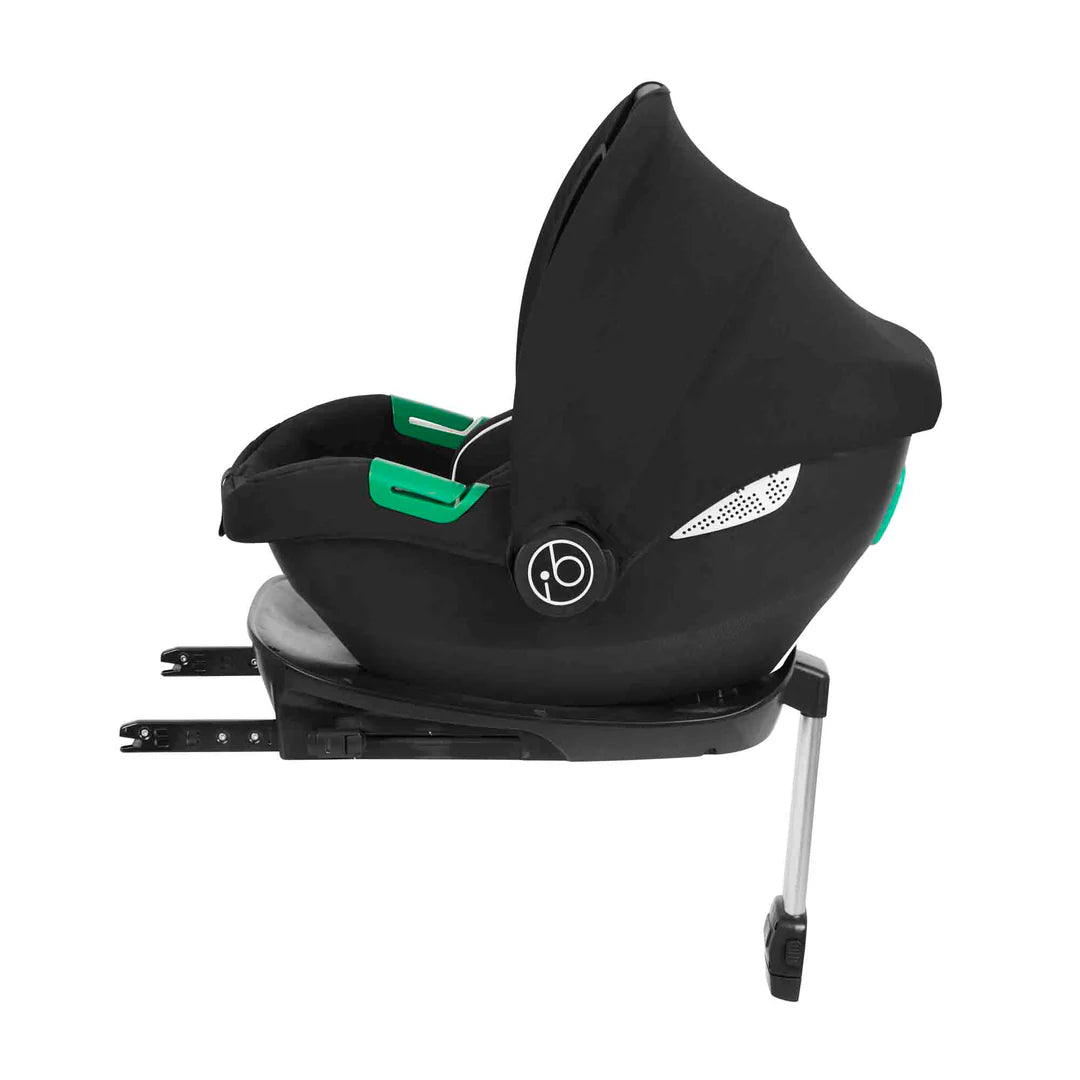 Ickle Bubba Virgo Growing Family 14 Piece Travel System with Cirrus i-Size Car Seat & Base - Black