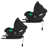 Ickle Bubba Virgo Twin 18 Piece Travel System with Cirrus i-Size Car Seat & Base - Black