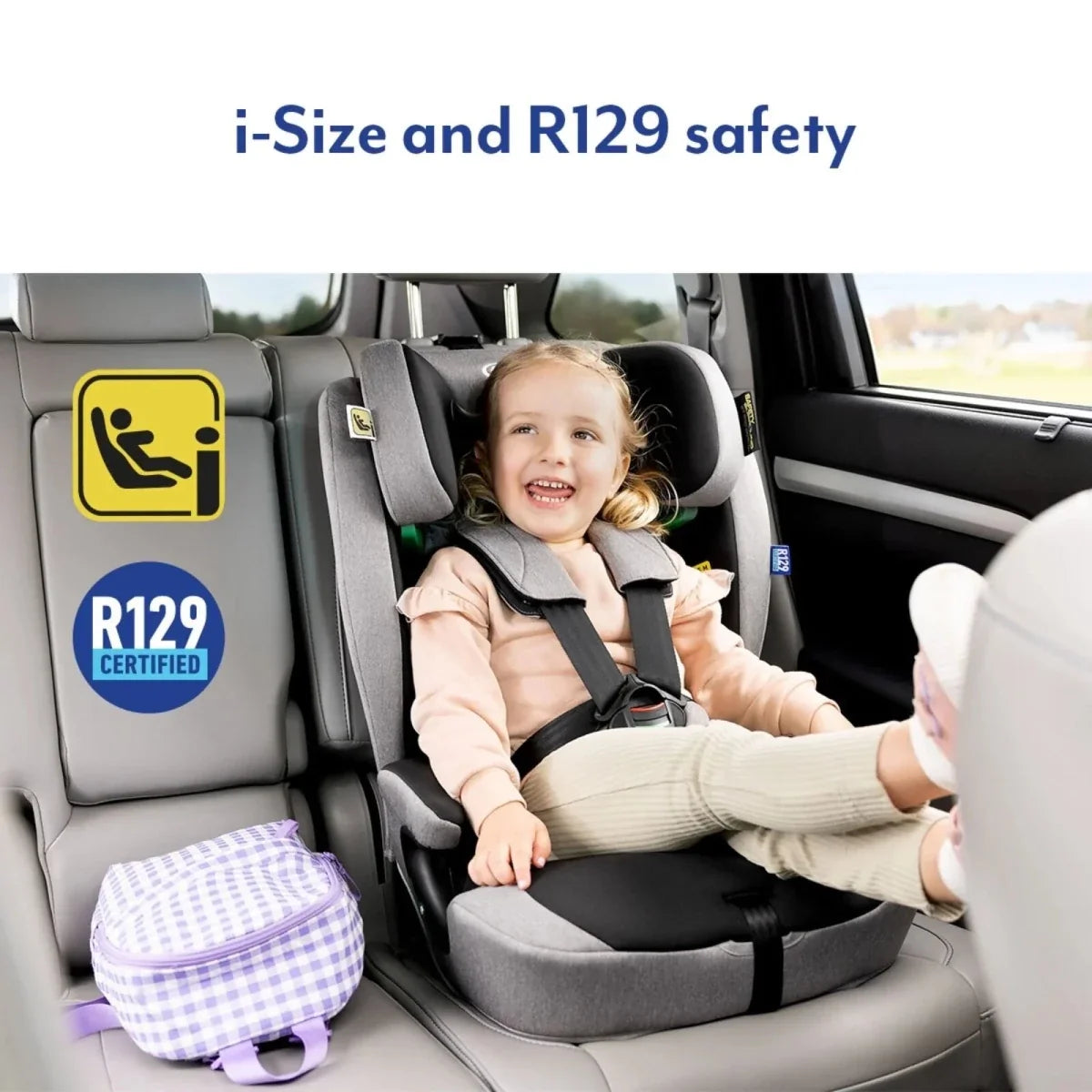 Graco Energi i-Size R129 2-in-1 Harness Booster Seat - Meteor