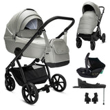 Noordi Fjordi V2 Leather - 3in1 Travel System with Travel Carrier i-Size Car Seat