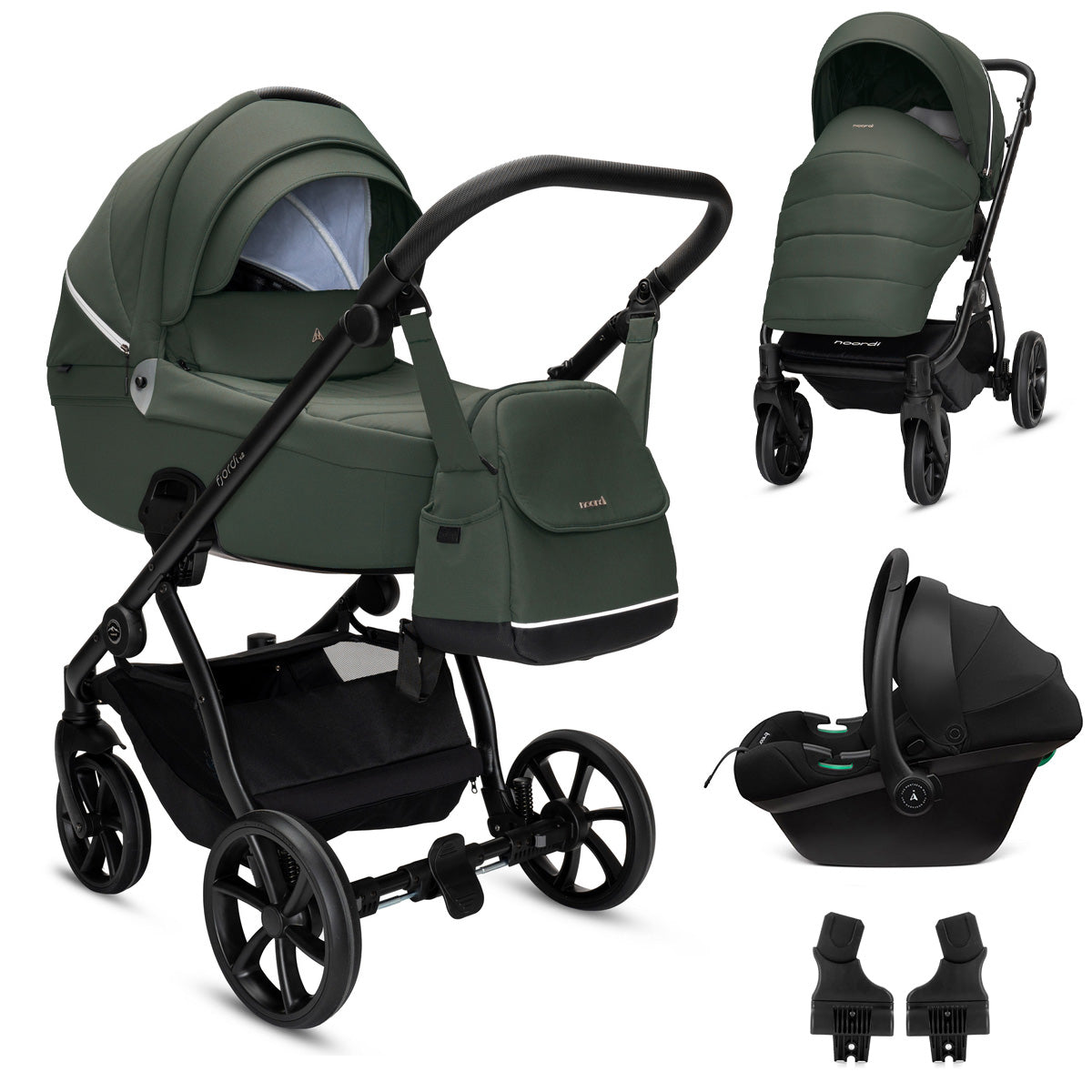 Noordi Fjordi V2 - 3in1 Travel System with Terra i-Size Car Seat