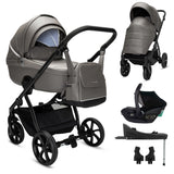 Noordi Fjordi V2 Leather - 3in1 Travel System with Travel Carrier i-Size Car Seat