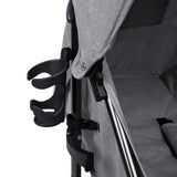 Ickle Bubba Discovery Prime Stroller - Black/Graphite Grey