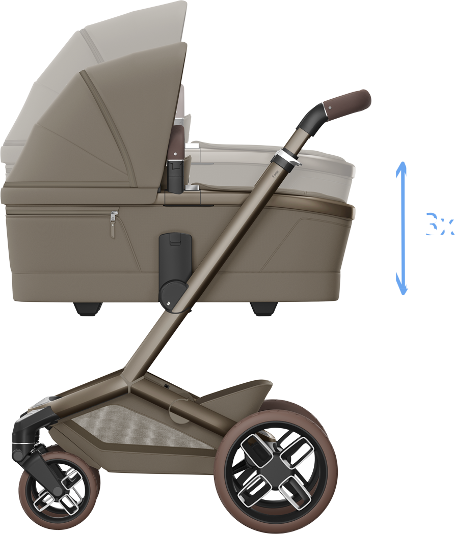 Maxi-Cosi FAME Pushchair & Carrycot - Oak Truffle