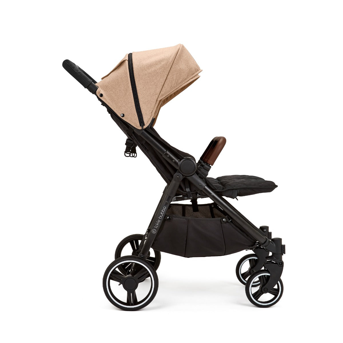 Ickle Bubba Venus Prime Double Stroller - Biscuit