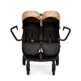 Ickle Bubba Venus Prime Double Stroller - Biscuit