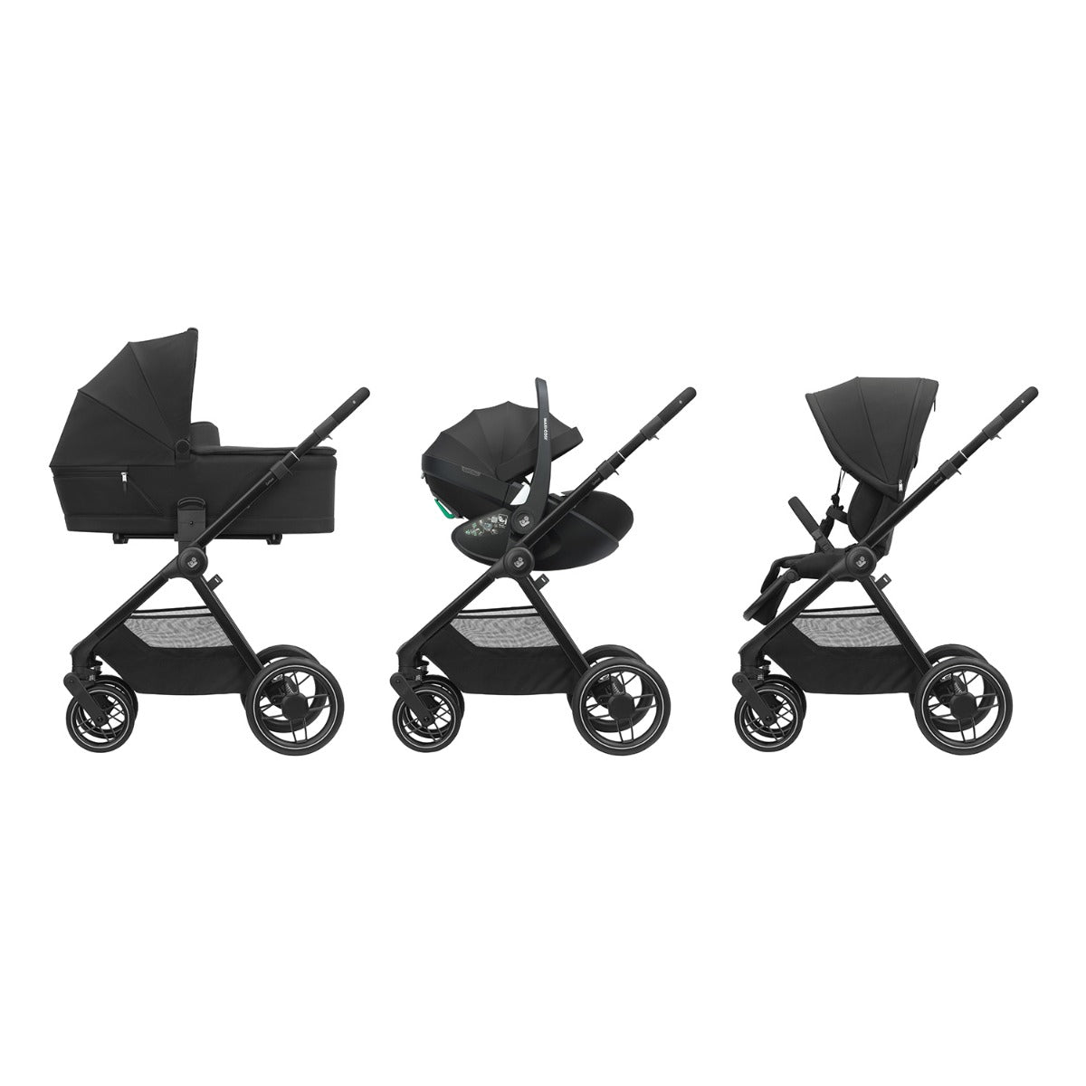 Maxi-Cosi Oxford Pebble Pro 2 Premium 9 Piece Bundle - Twillic Black 16