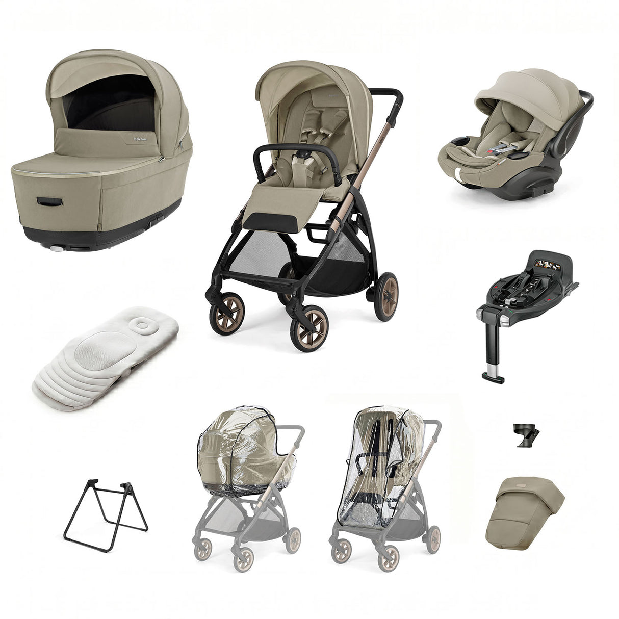 Inglesina Electa Quattro Travel System - Hangar Beige