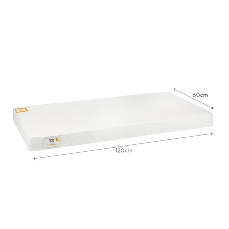 Mother&Baby White Gold Anti-Allergy Pocket Sprung Cot Mattress 120 x 60cm