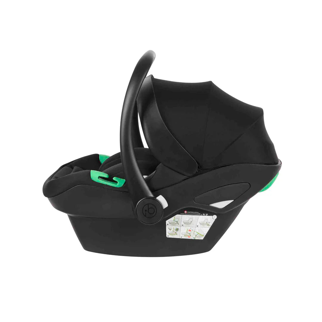 Ickle Bubba Nimbus 180° Spin i-Size Car Seat & Isofix Base - Black