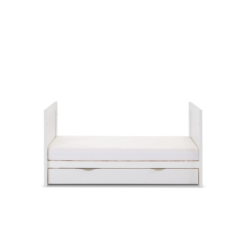 Obaby Nika Mini 120 x 60cm Under Drawer - White Wash