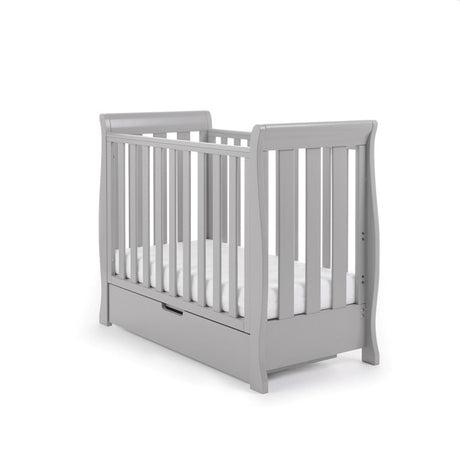Obaby Stamford Space Saver Sleigh 2 Piece Room Set - Warm Grey
