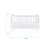 Tutti Bambini Rio Cot Bed with Cot Top Changer & Mattress - White 12