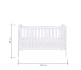 Tutti Bambini Rio Cot Bed with Cot Top Changer & Mattress - White 13