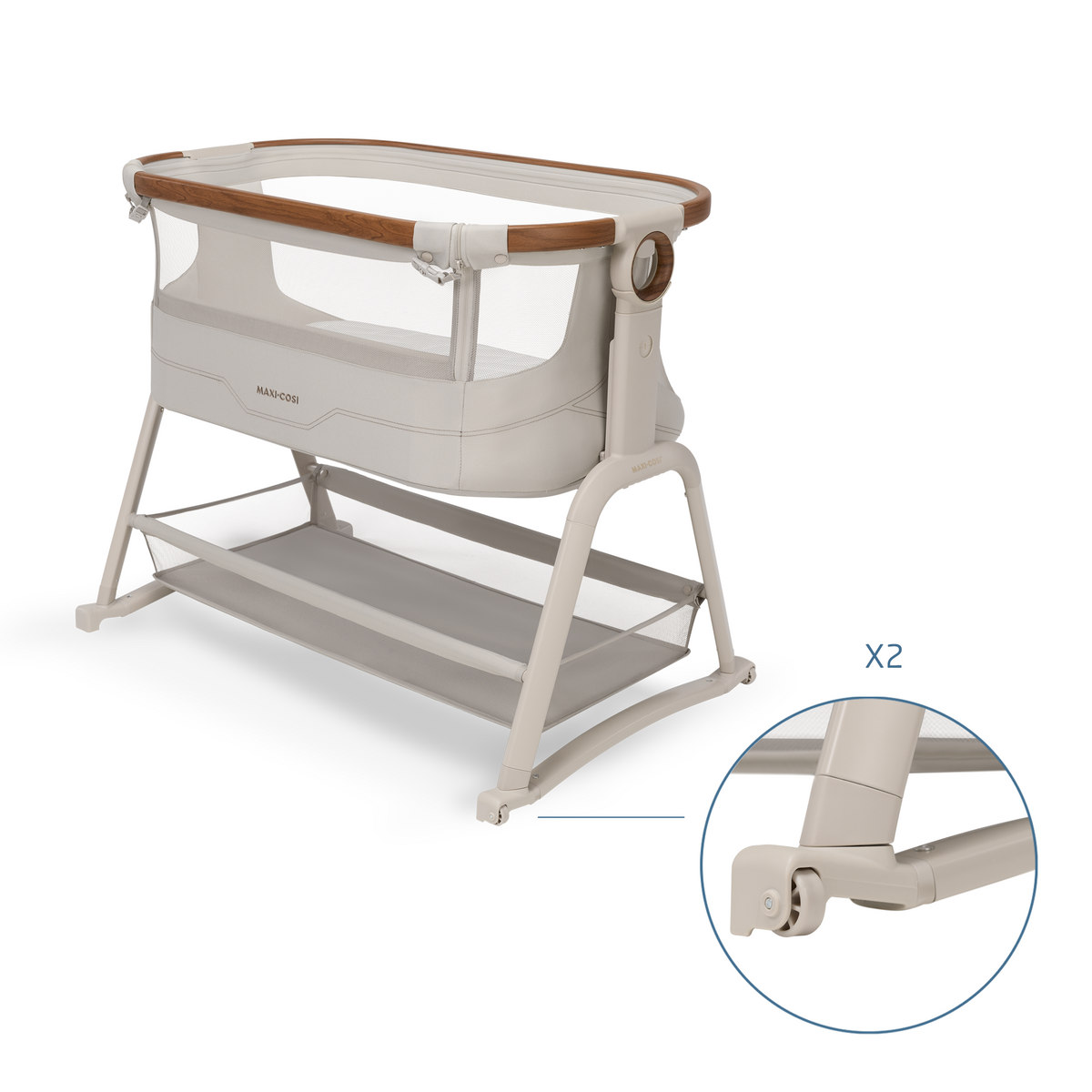 Maxi-Cosi Iora Plus Co-Sleeper - Elegance Beige
