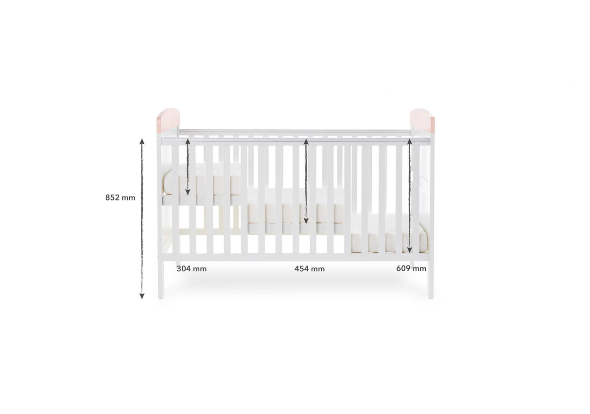 Obaby Grace Inspire Cot Bed - Guess How Much I Love You - I Can Hop