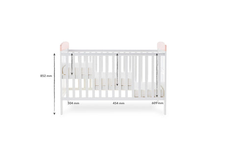 Obaby Grace Inspire Cot Bed - Guess How Much I Love You - I Can Hop