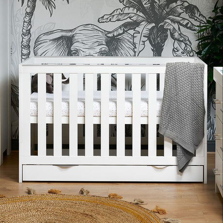 Obaby Nika 140 x 70cm Under Drawer - White Wash