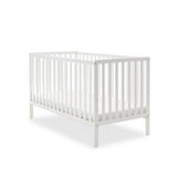 Obaby Bantam Cot Bed, Under Drawer + Fibre Mattress - White