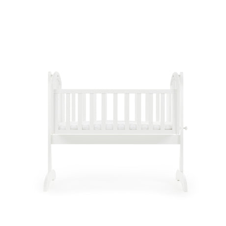 Obaby Sophie Swinging Crib + Foam Mattress - White