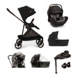 Nuna IXXA Next with ARRA Flex & Base Curv Travel System Bundle - Caviar 1