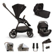 Nuna TRIV Next with ARRA Flex & Base Curv Travel System Bundle - Caviar 1