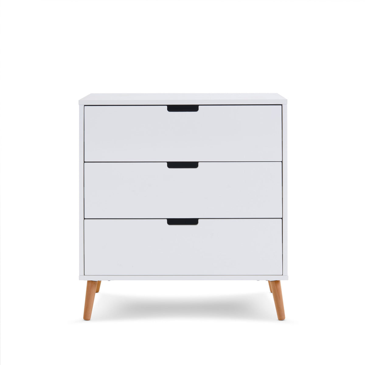 Obaby Maya 3 Piece Room Set - White With Natural