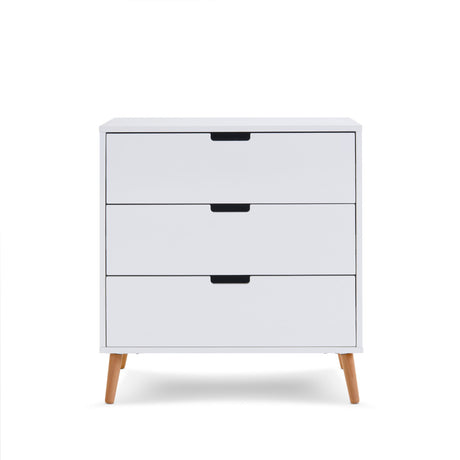 Obaby Maya 3 Piece Room Set - White With Natural
